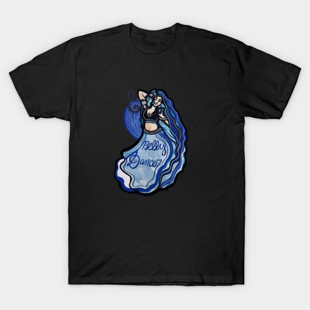 Belly Dancer T-Shirt by bubbsnugg